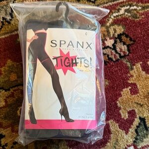 SPANX Black High-Waisted Tights